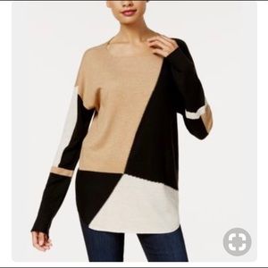 INC Color block Sweater/tunic